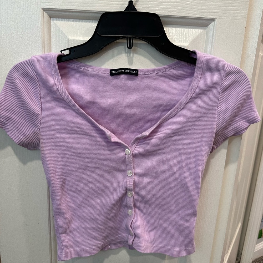 Brandy melville button up top